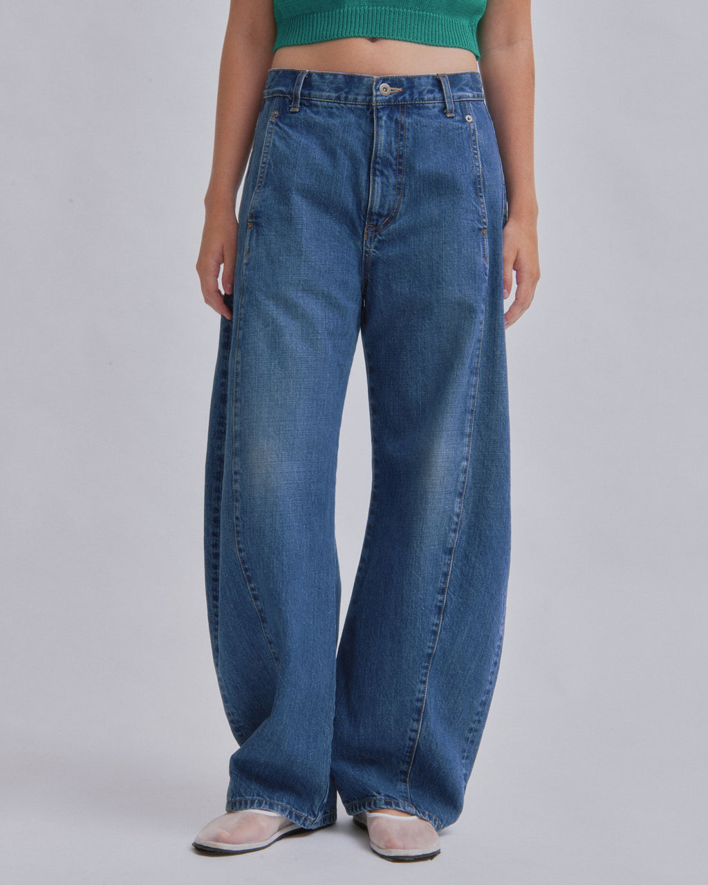 BARREL DENIM IN LIGHT BLUE – SAYAKA DAVIS NEW YORK