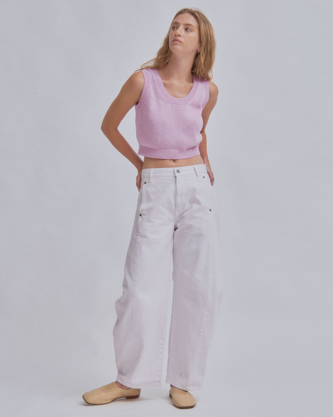 SAYAKA DAVIS バレルパンツ BARREL DENIM IN ICE PINK – SAYAKA DAVIS NEW YORK