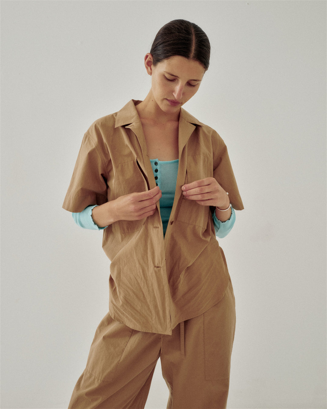 COVERALL IN TAN BROWN – SAYAKA DAVIS NEW YORK
