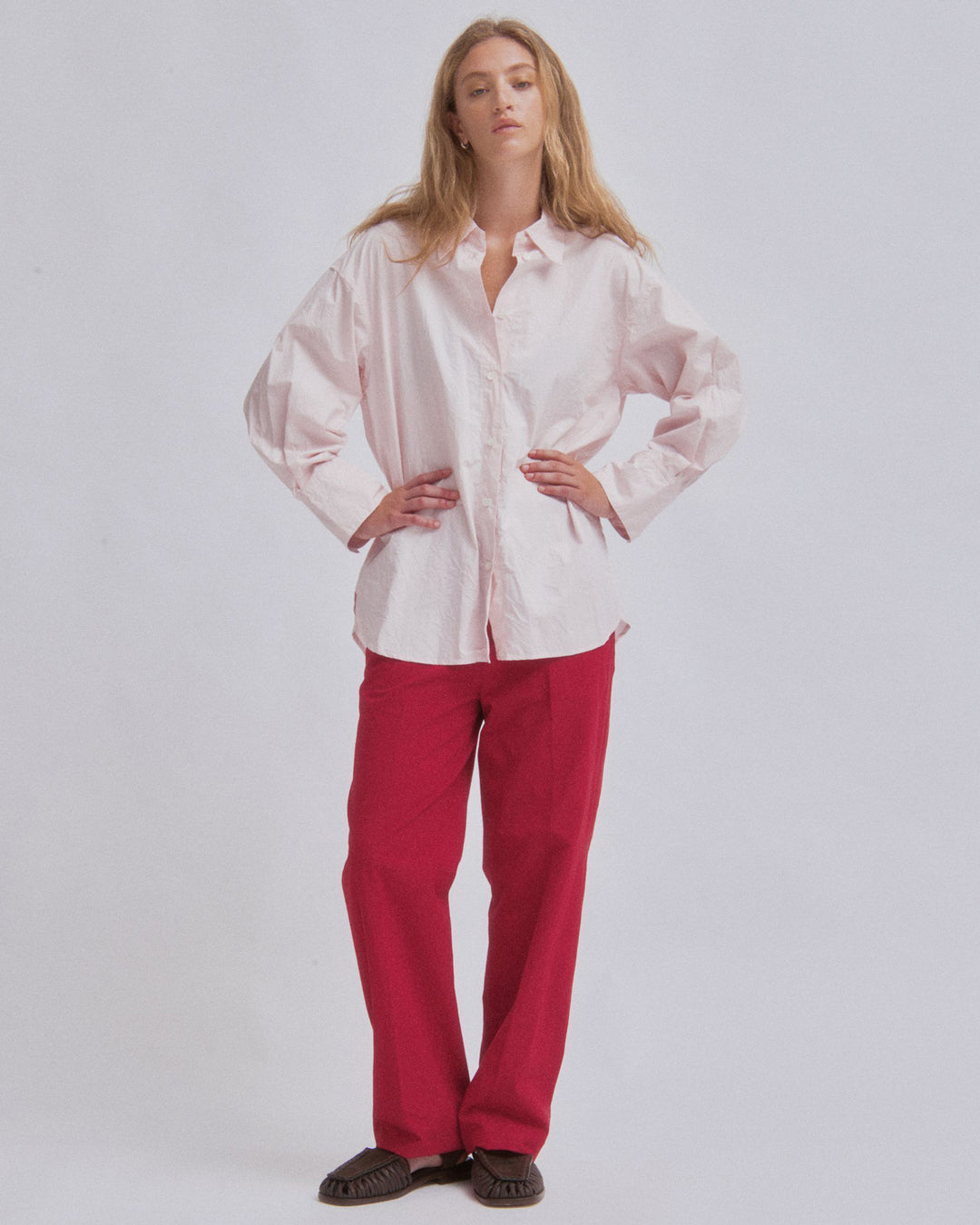 SAYAKA DAVIS別注　VEGITABLE DYED   シャツ　ピンク CITYSHOP（シティーショップ）の「【SAYAKA DAVIS サヤカ