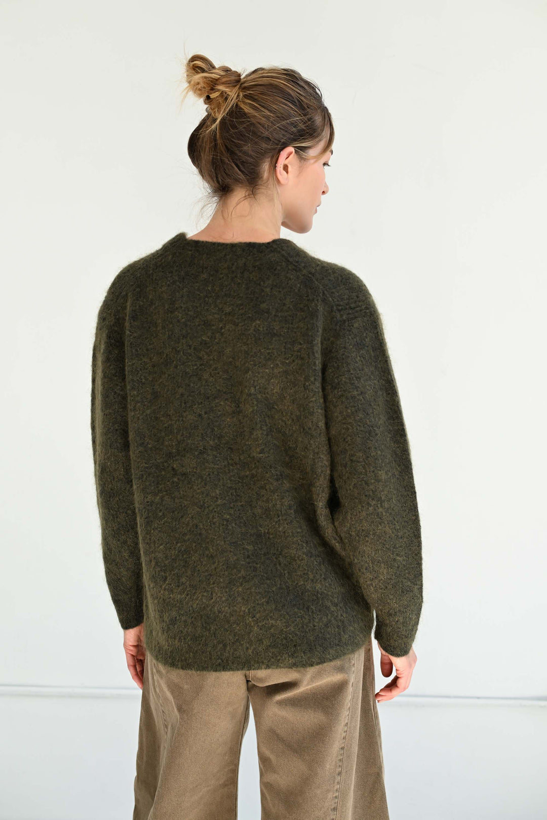 SAYAKADAVIS モヘアコクーンニット Mohair Cardigan in Olive – SAYAKA DAVIS NEW YORK