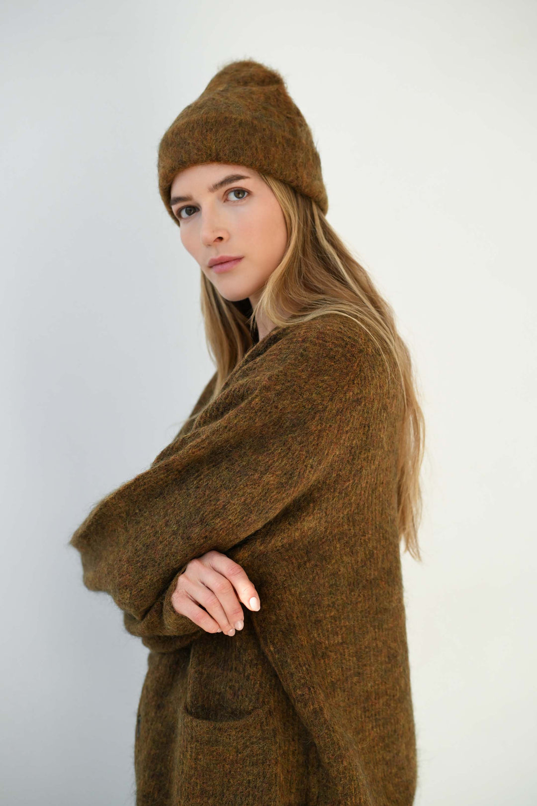 帽子 FUMIKA UCHIDA MOHAIR ALPACA BLEND BEANIE Brushed Mohair Beanie in Spices – SAYAKA DAVIS NEW YORK