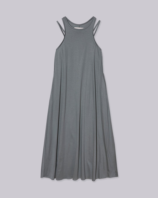 SAYAKA DAVIS Flared Dress ネイビー美品 SAYAKA DAVIS Flared Dress ネイビー美品
