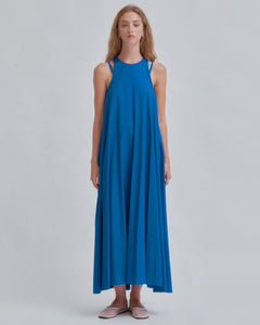 Double Strap Dress in Cerulean – SAYAKA DAVIS NEW YORK