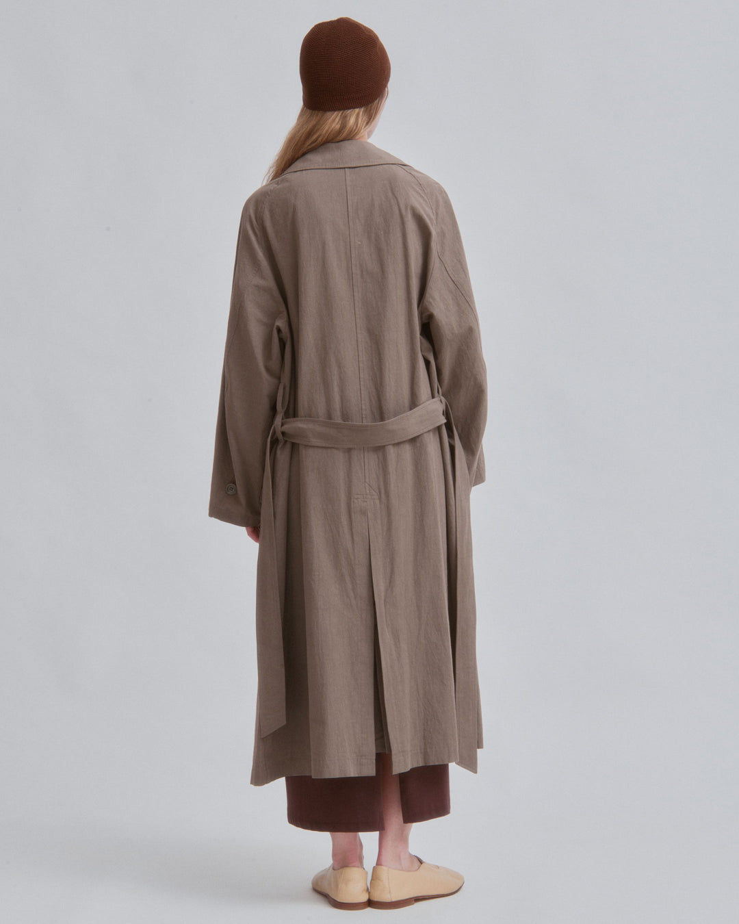Light Trench Coat in Moss Gray – SAYAKA DAVIS NEW YORK