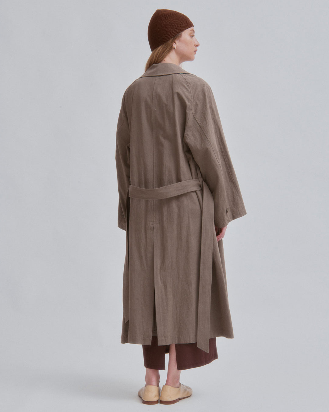 Light Trench Coat in Moss Gray – SAYAKA DAVIS NEW YORK