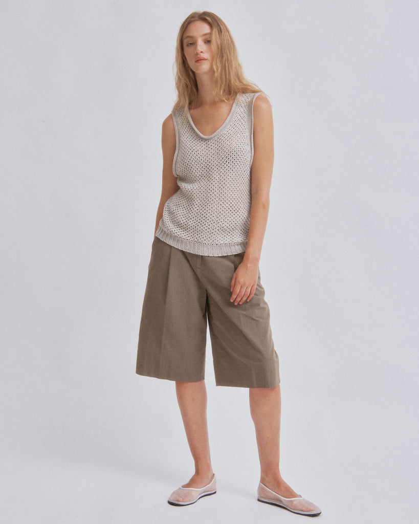 トップス DICH HENDERSON FLUFFY SUMMER KNIT TANK DICH HENDERSON Fluffy summer knit tank - VONDOT｜レディース