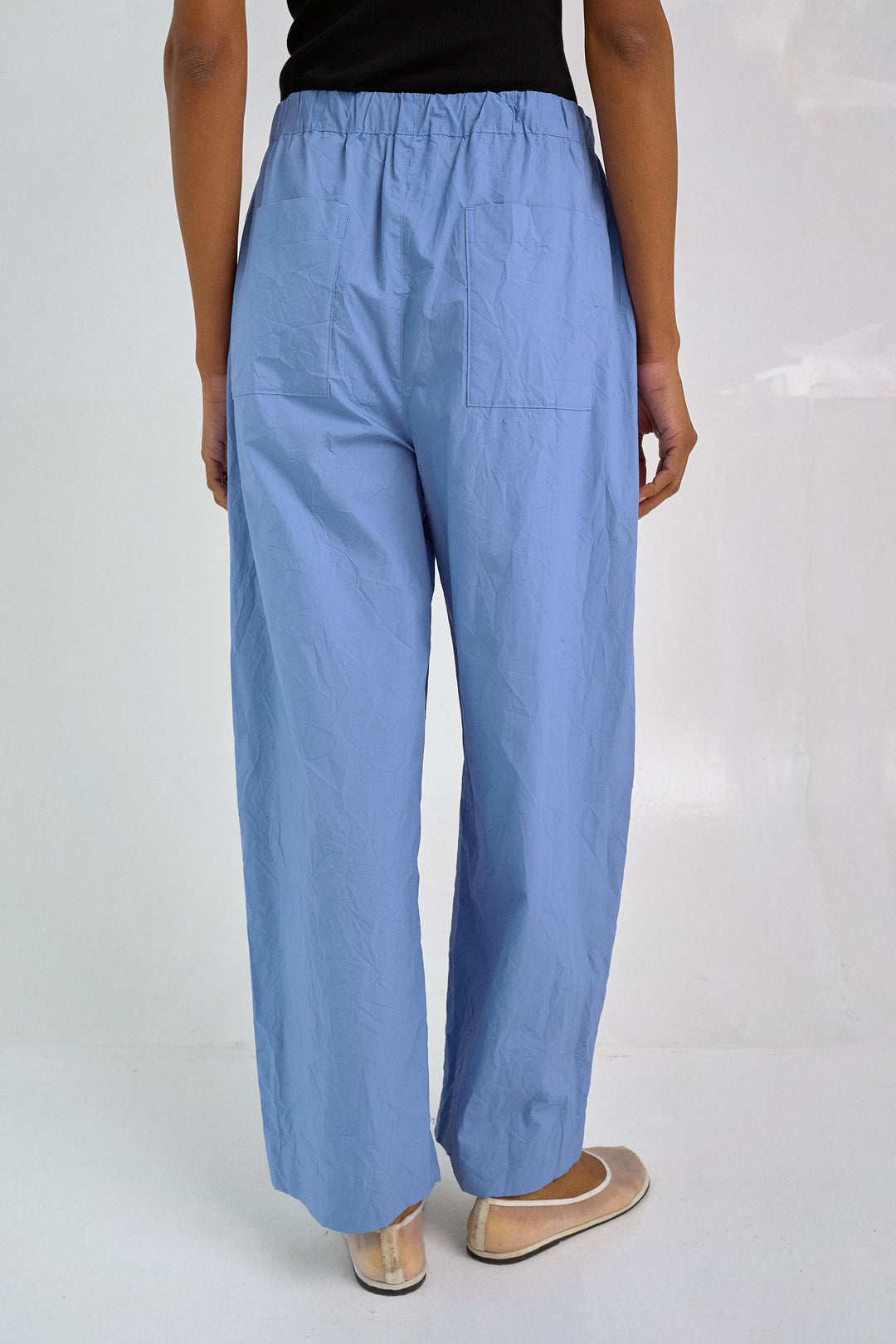 Tucked Pull-on Pants in French Blue – SAYAKA DAVIS NEW YORK