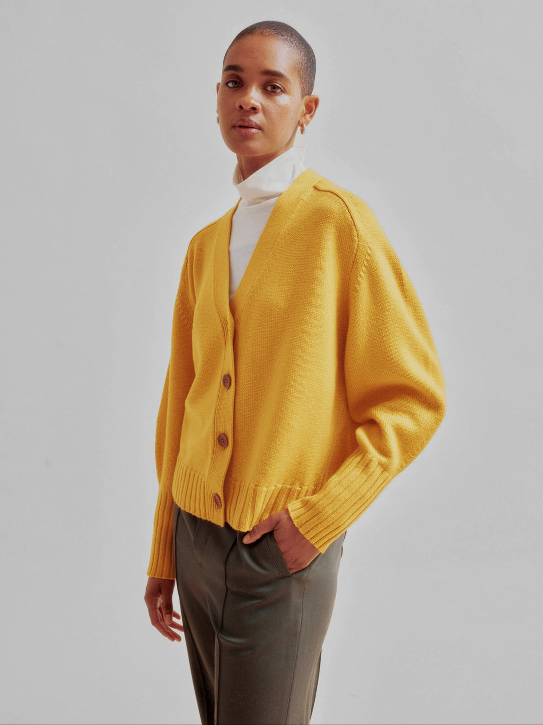 sayaka davis balloon sleeve sweater ブラウン Balloon Sleeve Cardigan sweater ブラウン 公式通販