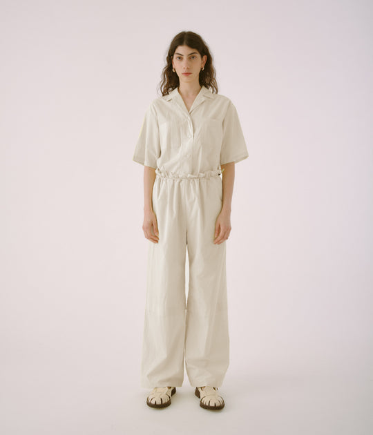 新品未使用タグ付　SAYAKA DAVIS V-neck Jumsuit S Namu Shop - Sayaka Davis Wide-Leg Jumpsuit - Chocolate