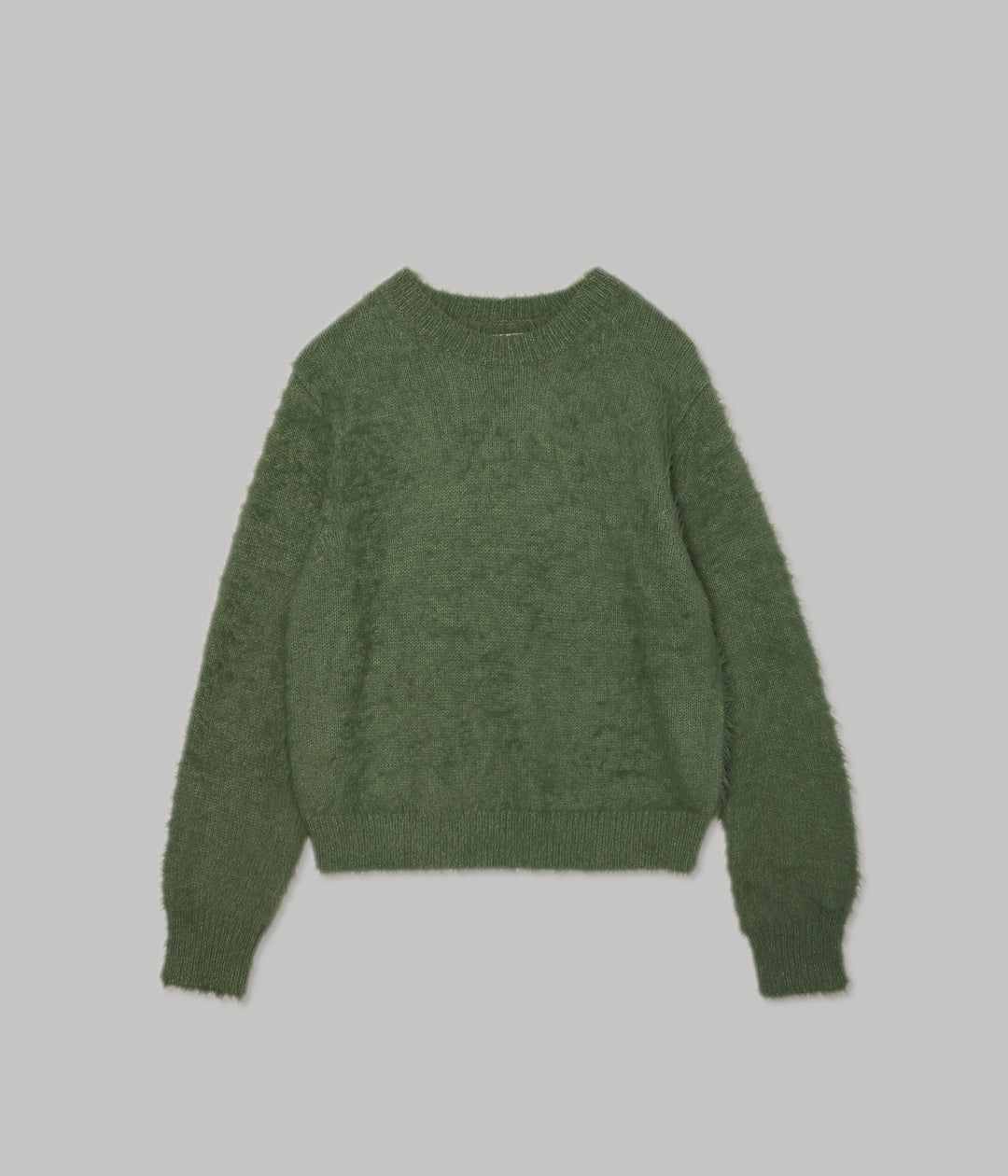 Shaggy Pullover in Moss Green – SAYAKA DAVIS NEW YORK