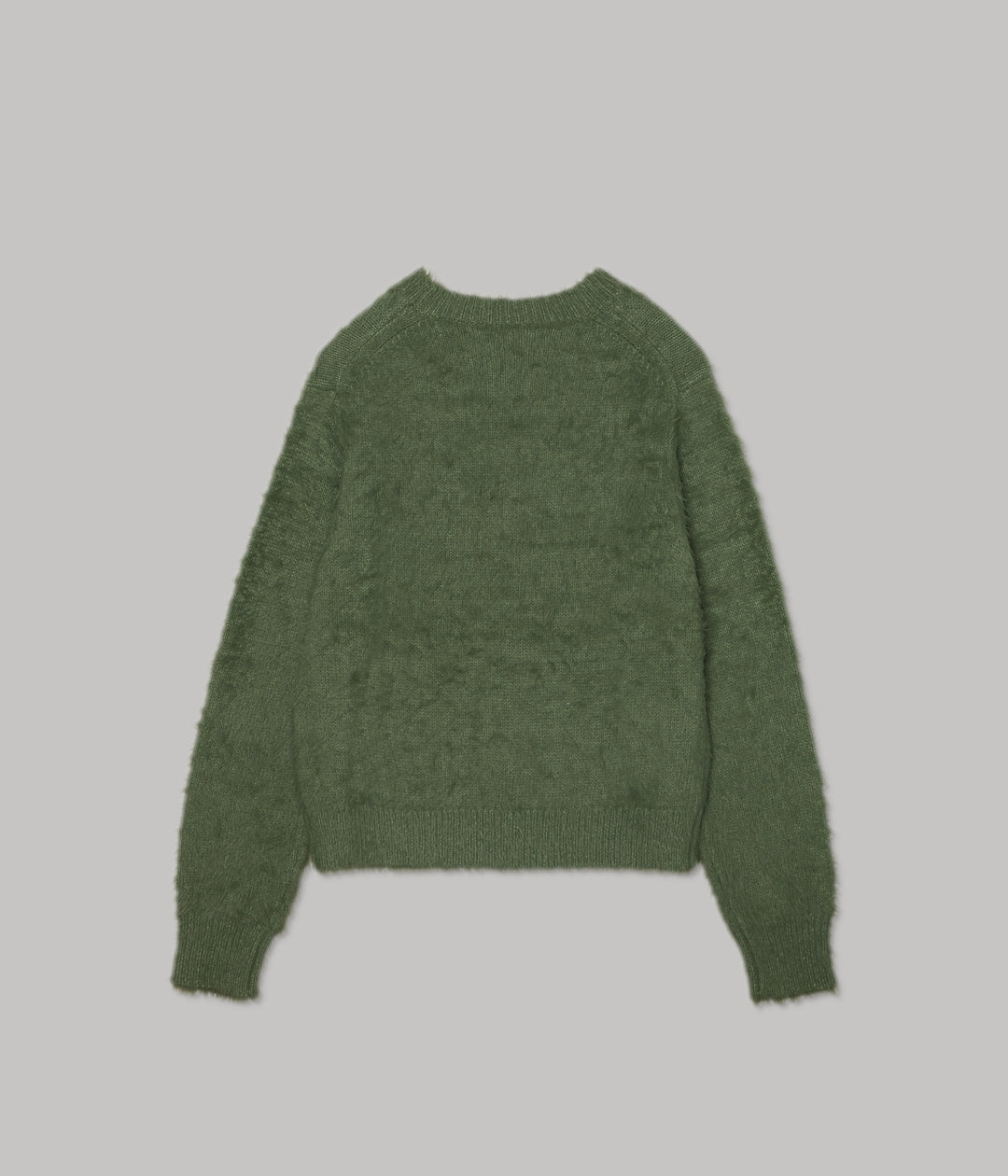 Shaggy Pullover in Moss Green – SAYAKA DAVIS NEW YORK