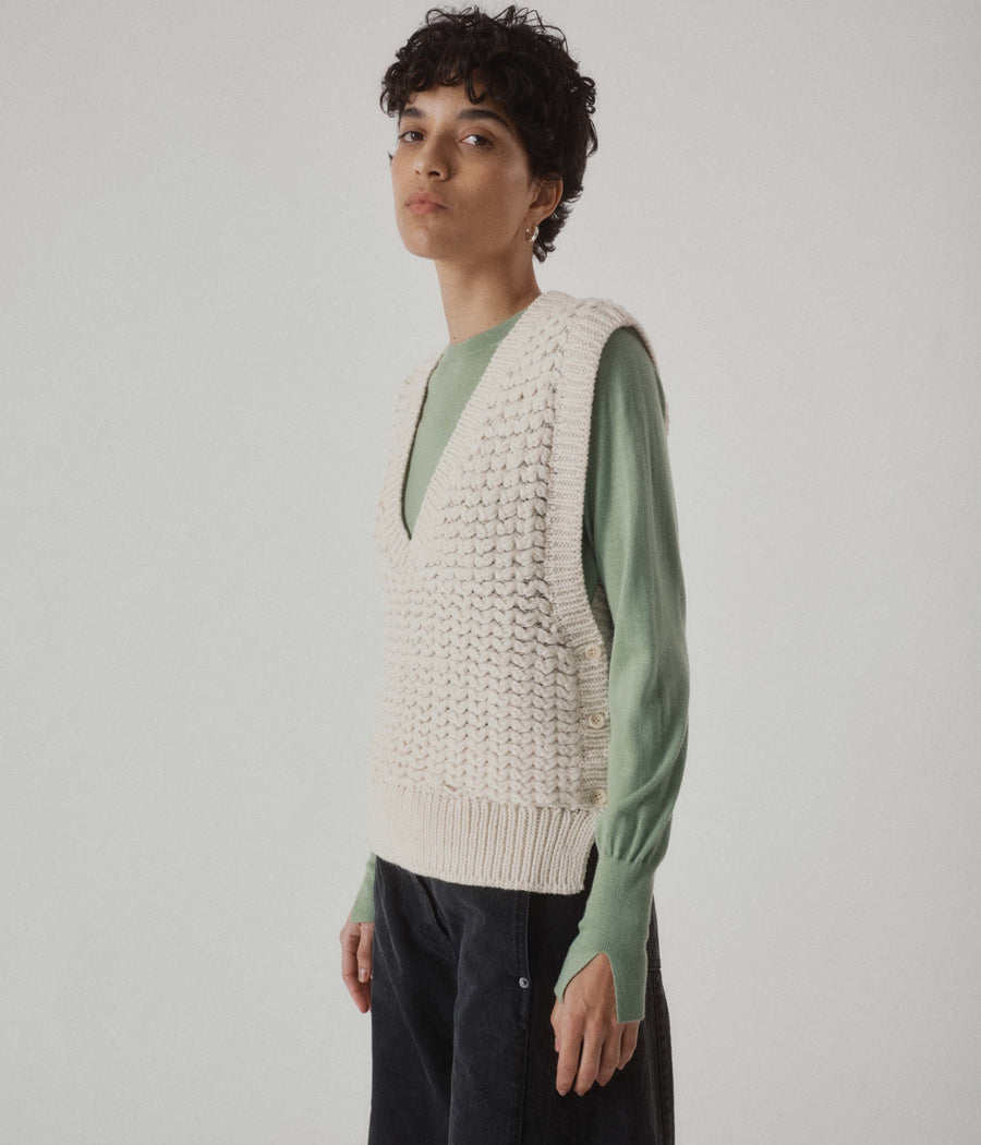 Sayaka Davis Pom Cream Sweater