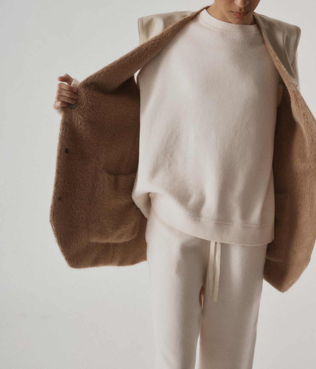 SAYAKADAVIS◆ニット・セーター(厚手)/--/ウール/IVO/無地 KNIT SWEATSHIRT IN IVORY – SAYAKA DAVIS NEW YORK
