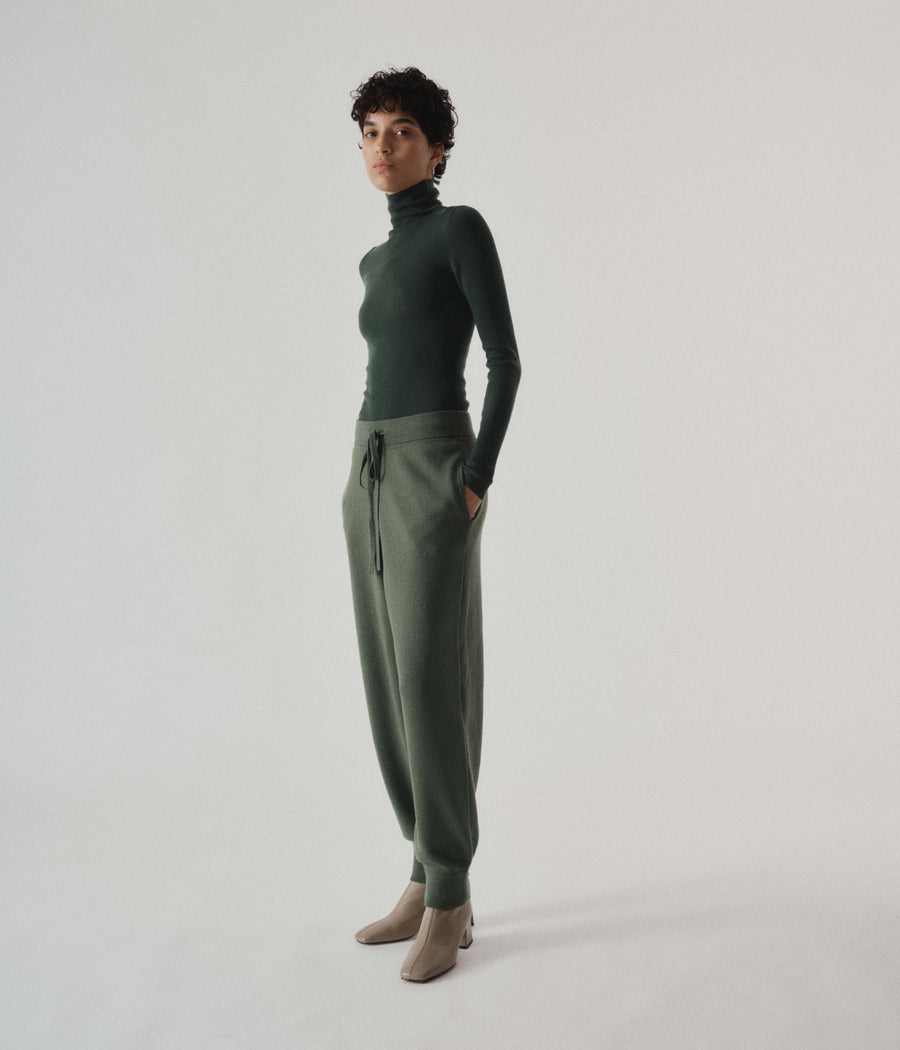 Knit Sweatpants in Pine – SAYAKA DAVIS NEW YORK