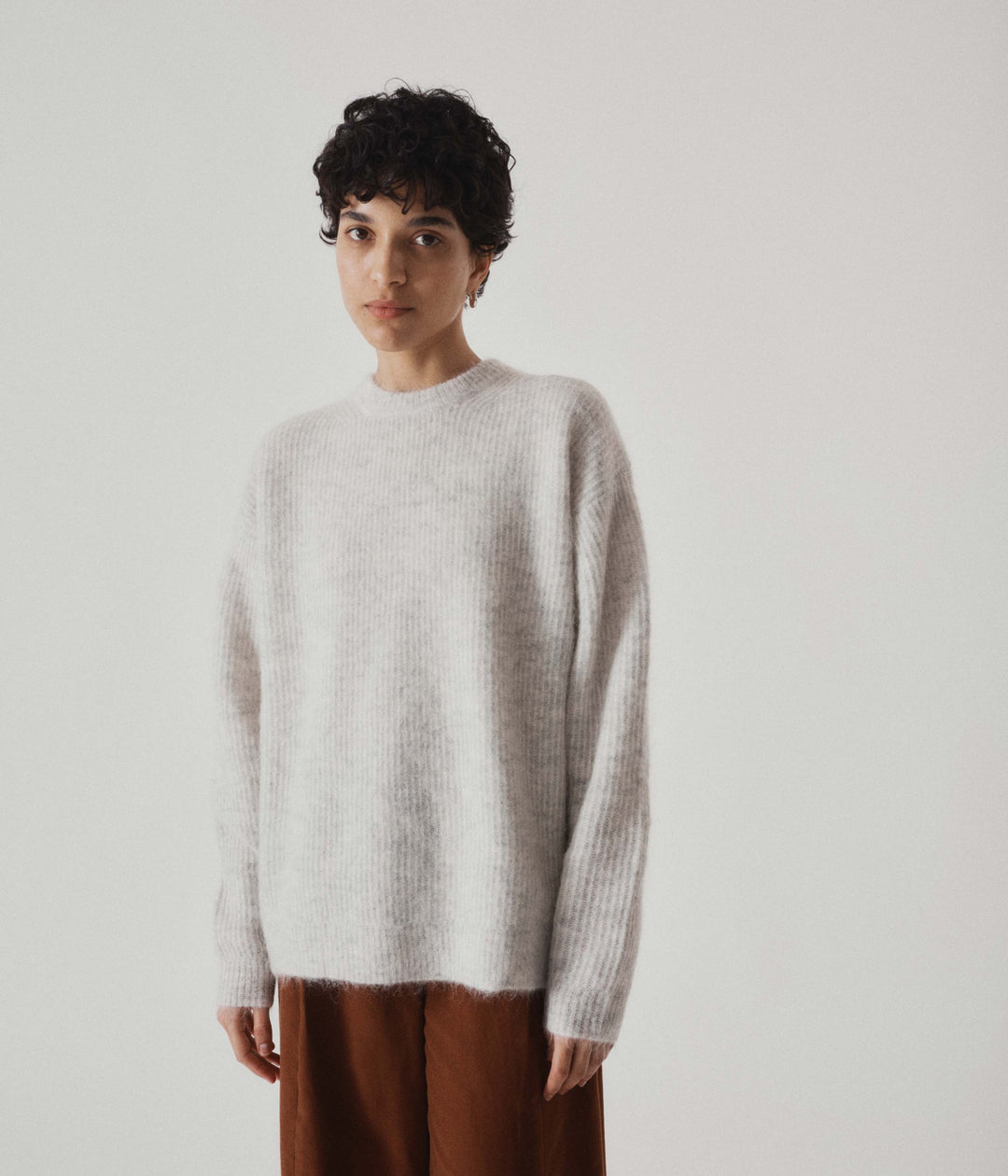 Mohair Sweater in Blizzard – SAYAKA DAVIS NEW YORK