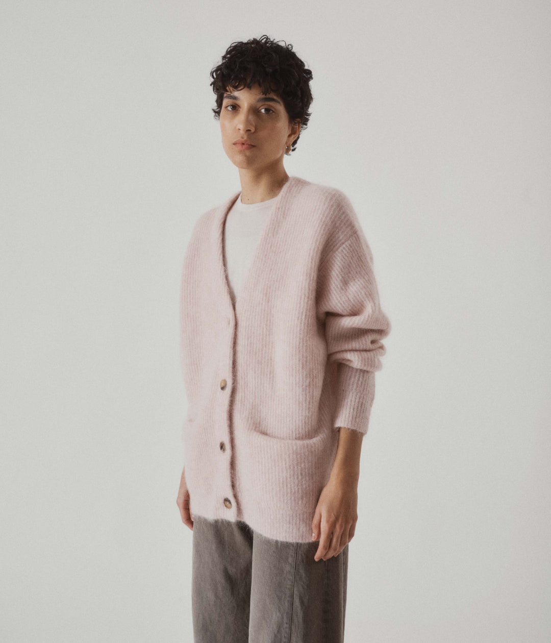 キムタク着 MINEDENIM Mohair Knit Cardigan MINEDENIM(マインデニム) - Shaggy Mohair Knit Cardigan – Area