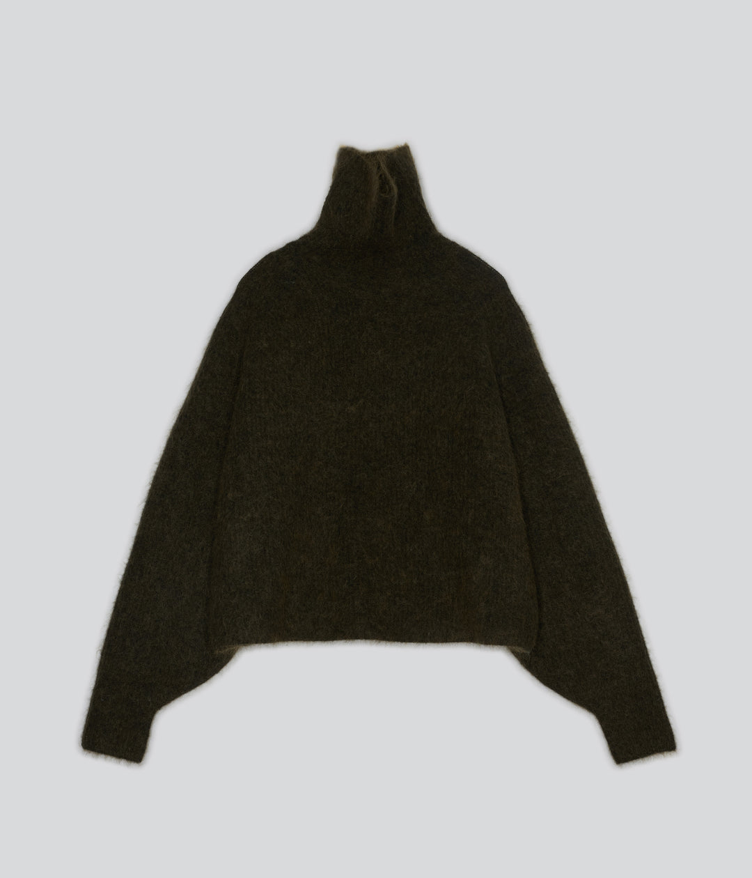 Mohair Highneck in Olive – SAYAKA DAVIS NEW YORK