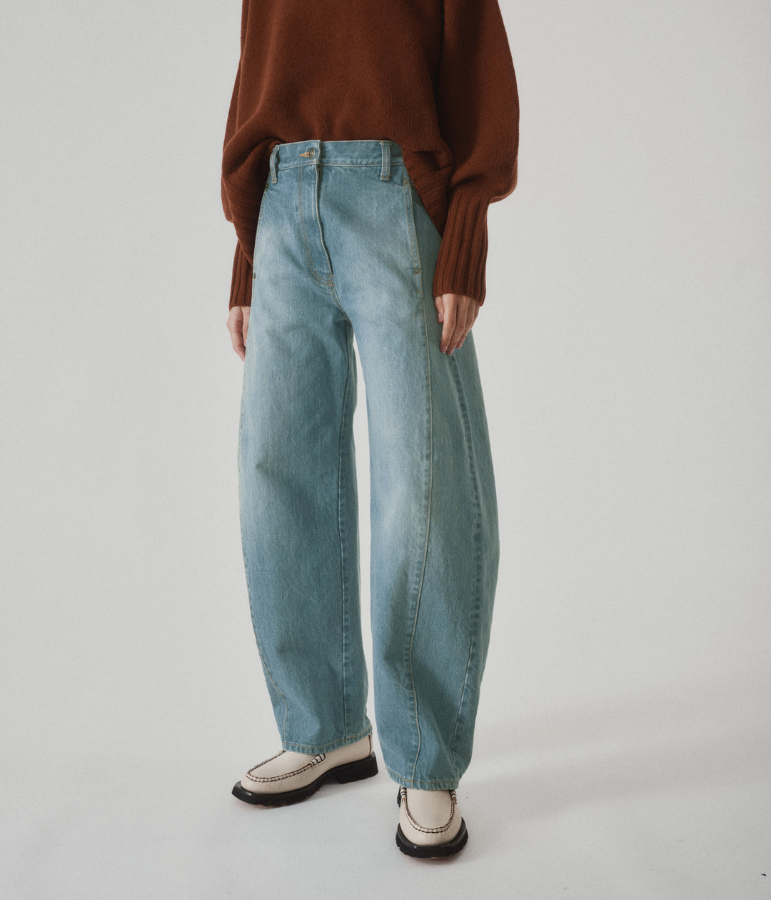 Barrel Denim Pants in Light Blue – SAYAKA DAVIS NEW YORK